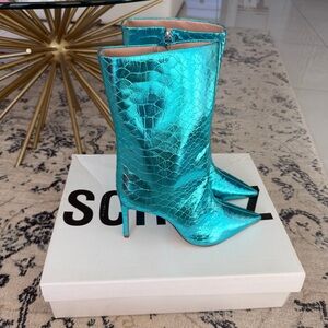 Schutz Mary Boot in Turquesa